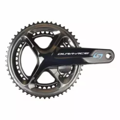 Pédalier Complet SHIMANO DURA-ACE 9100 Avec Capteur De Puissance STAGES CYCLING Coté Droit, Manivelle Gauche Standard & Plateaux