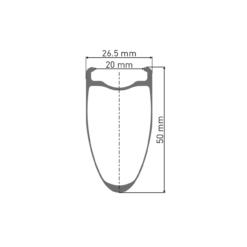 Dt-swiss Paire De Roues DT SWISS ARC 1400 DICUT 50mm -Vélos Soldes DRW ARC50db WEB SHO 001