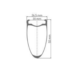 Dt-swiss Paire De Roues DT SWISS ARC 1100 DICUT 50mm -Vélos Soldes DRW ARC50db WEB SHO 001 1