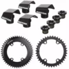Plateaux Rotor Aero Pour Pédalier Shimano R9100 & R8000 Avec Kit De Visserie
