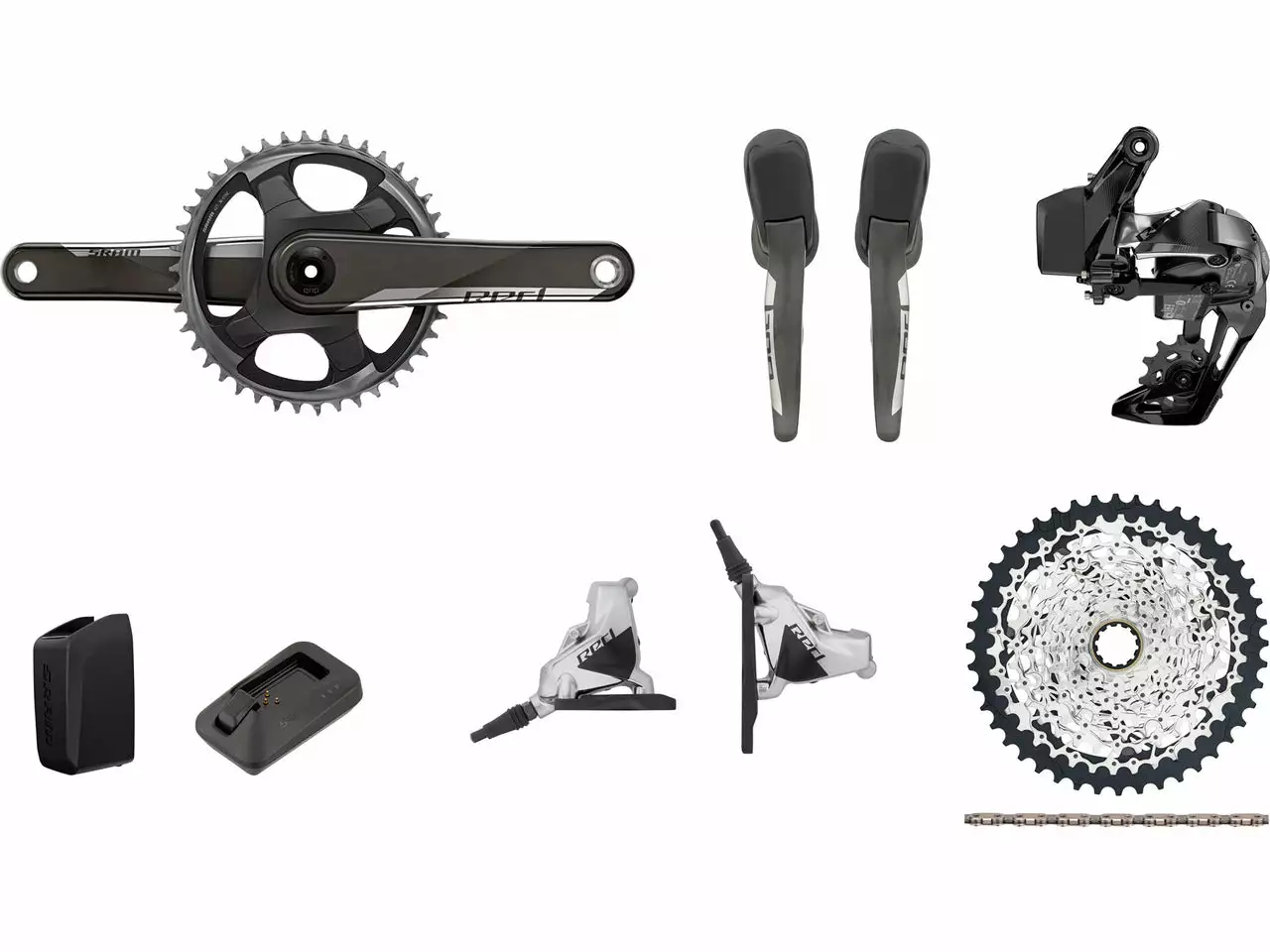 Groupe Complet SRAM RED XPLR 1x12v à Disques 1 Groupe Complet SRAM RED XPLR 1x12v à Disques