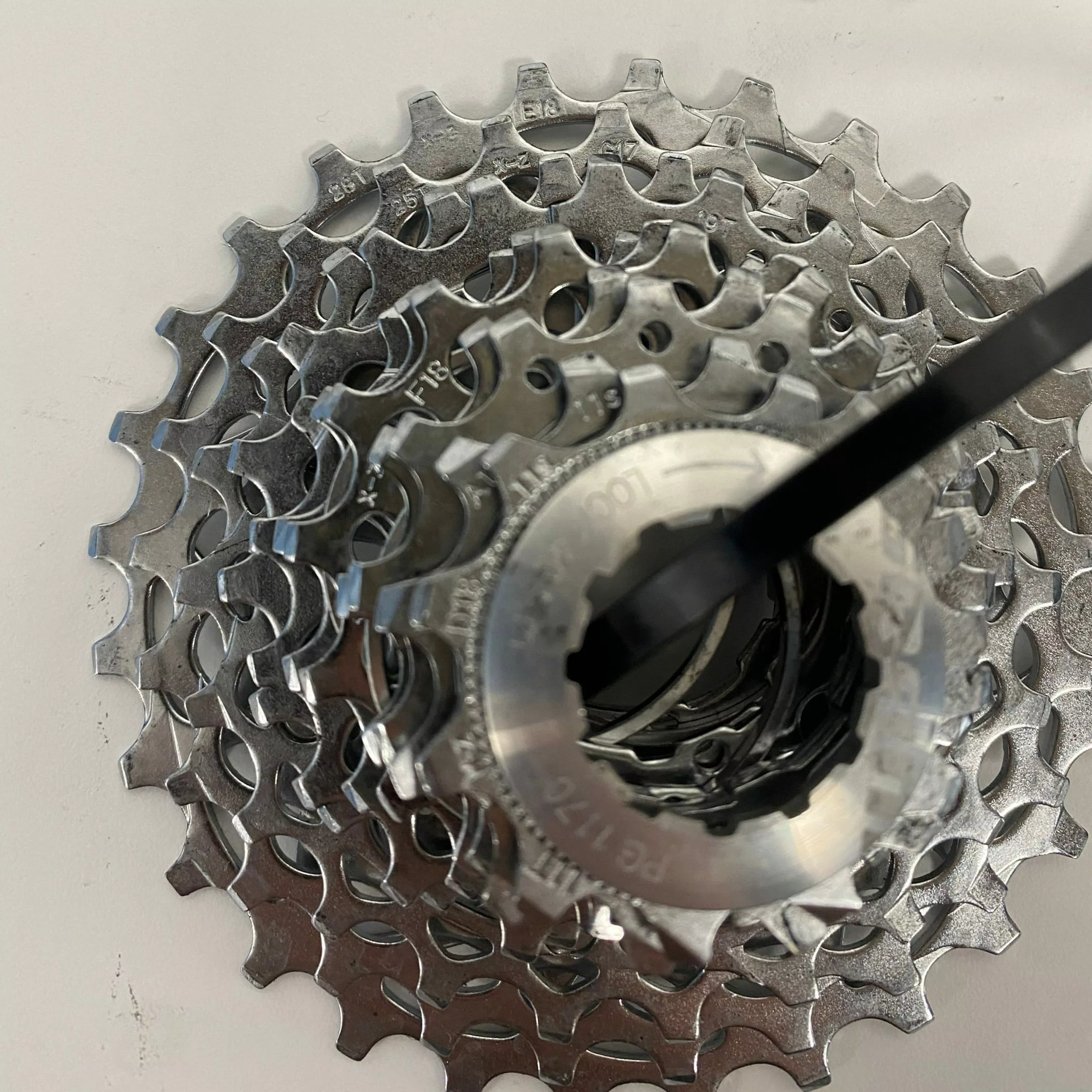 Lot De 4 Cassettes D'Occasion SRAM FORCE 22 PG 1170 11 Vitesses 4 Lot De 4 Cassettes D'Occasion SRAM FORCE 22 PG 1170 11 Vitesses – Image 4