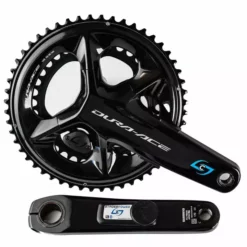Pédalier SHIMANO DURA-ACE 9200 Avec Capteur De Puissance DOUBLE STAGES CYCLING (étoile Droite, Manivelle Gauche & Plateaux)