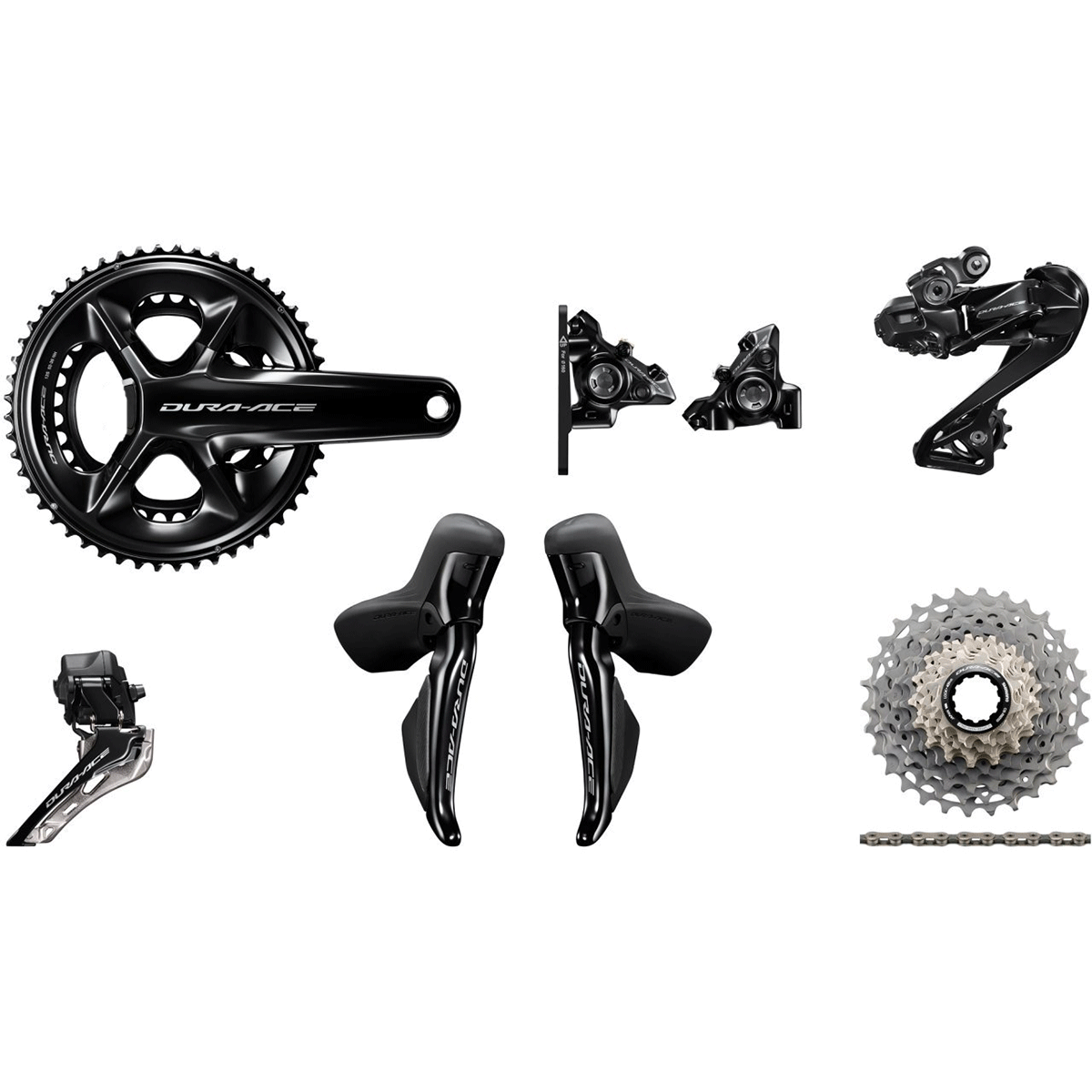Groupe Complet SHIMANO Dura-Ace Di2 R9270 12 Vitesses 1 Groupe Complet SHIMANO Dura-Ace Di2 R9270 12 Vitesses