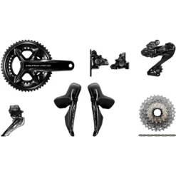 Groupe Complet SHIMANO Dura-Ace Di2 R9270 12 Vitesses - Avec Capteur De Puissance DOUBLE Stages Cycling